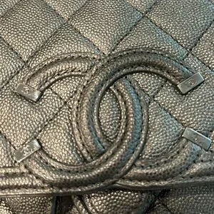 CHANEL | Bags | Chanel Metallic Caviar Quilted Filigree  display picture 2